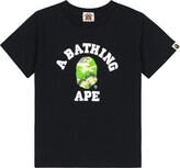 Thumbnail for your product : Bape Kids Woodland Camo College cotton jersey T-shirt