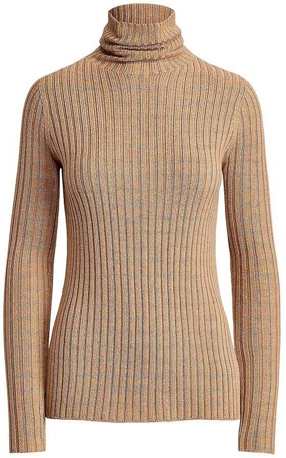 Camel Turtleneck Sweater | Shop the world's largest collection of 