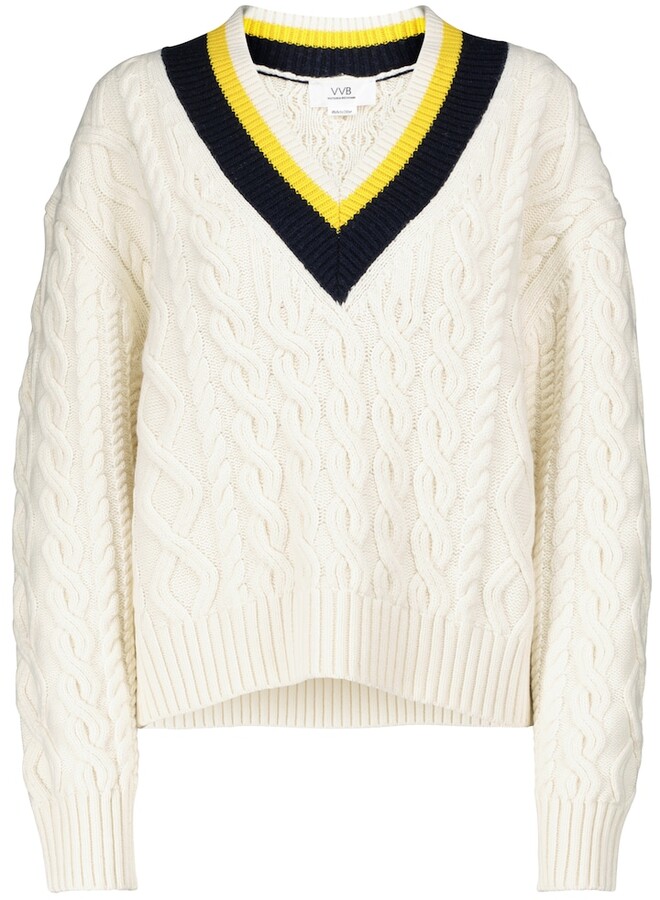 VVB Cable-knit sweater ShopStyle Knitwear