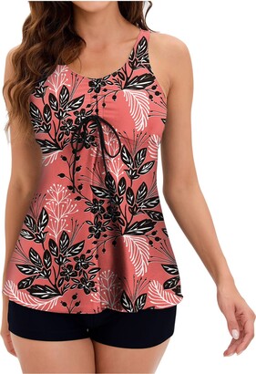With Shorts Lopeceal Modest Tankini Bathing Suits For Women, Two