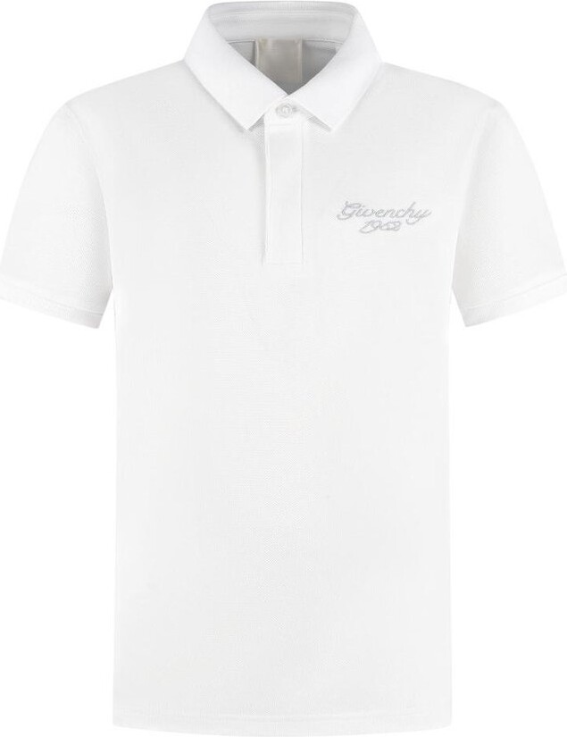 Givenchy Kids Logo Embroidered Polo Shirt