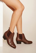 Thumbnail for your product : Forever 21 Faux Leather Chelsea Booties