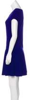 Thumbnail for your product : Diane von Furstenberg Flared Bateau Neck Mini Dress