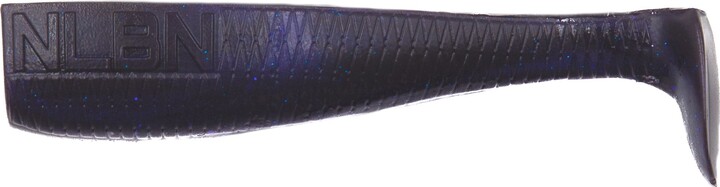 No Live Bait Needed Paddle Tail Swimbait, Purple Haze