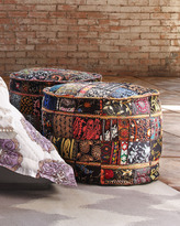 Thumbnail for your product : Horchow Patchwork Pouf