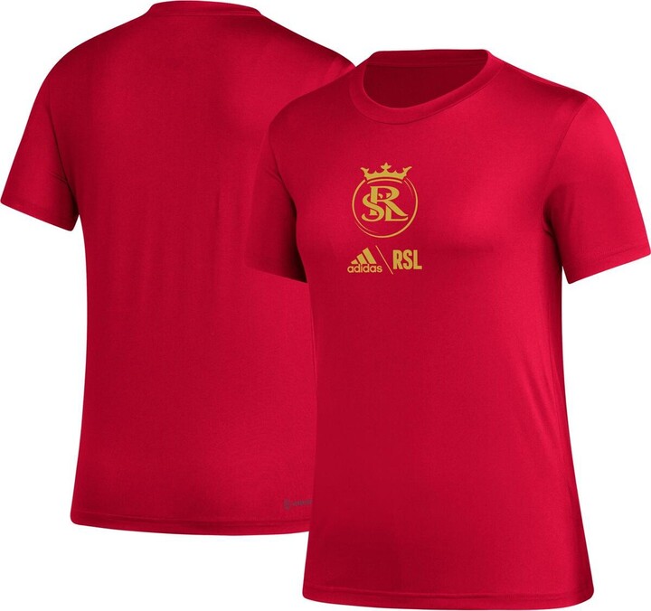 Women's adidas Red Real Salt Lake Aeroready Club Icon T-shirt