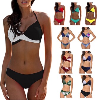  Hatant Bikini Sets for Women Two Piece Swimsuit V Neck