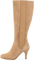 Thumbnail for your product : Taryn Rose Theresa Suede Stretch Knee Boot, Peanut