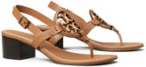 Thumbnail for your product : Tory Burch Miller Metal-Logo Sandal, Leather