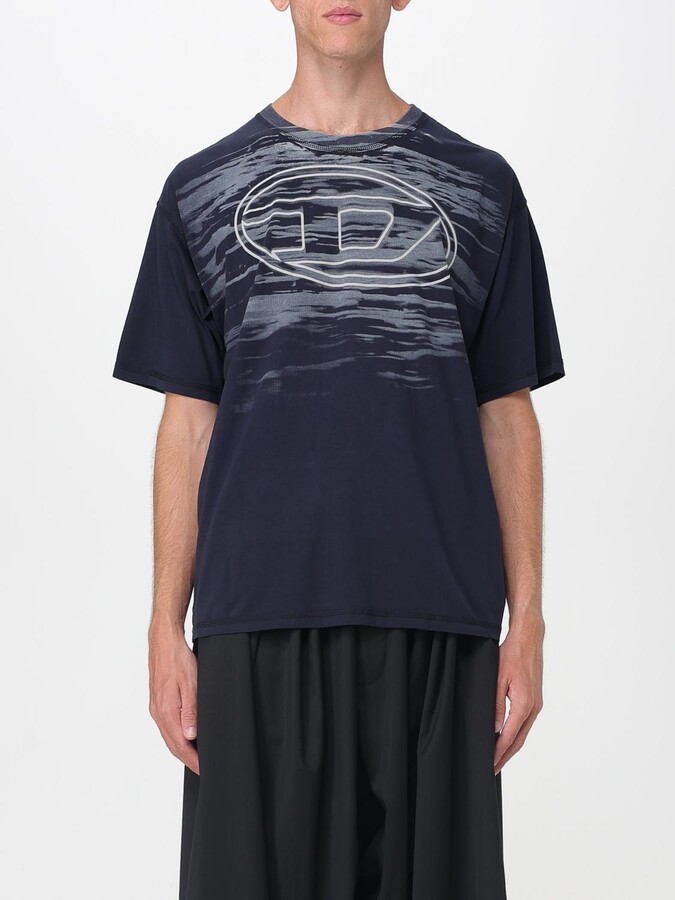 Diesel T-Shirt Men color Blue