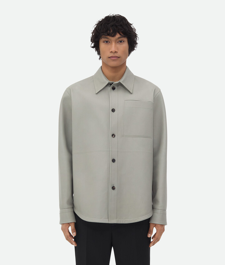 Bottega Veneta Bonded Leather Shirt