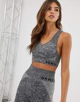 Thumbnail for your product : DKNY mesh back seamless sports bra co-ord