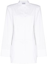 Thumbnail for your product : ATTICO Long-Sleeve Short Shirtdress