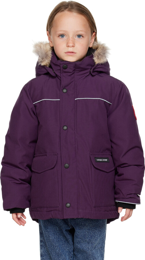Canada Goose Kids Kids Purple Lynx Down Jacket - ShopStyle Girls' Outerwear