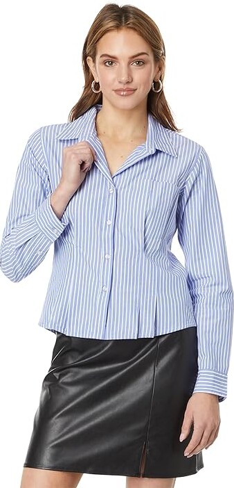 Lucky Brand Women's Long-Sleeve Notched-Neck Top - ShopStyle