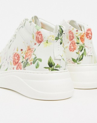 Fiorelli pippa high top sneaker in floral