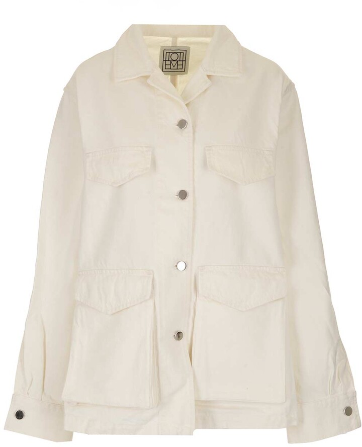 Totême Army Denim Jacket ShopStyle