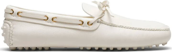 Car Shoe Lace-Up Leather Boat Shoes