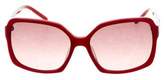 Thumbnail for your product : Fendi Oversize Logo Sunglasses