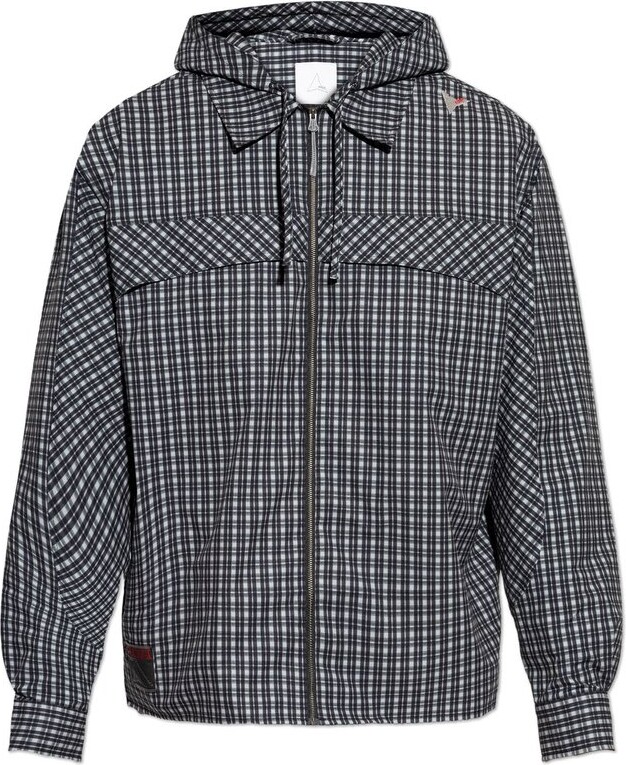 ROA Aair Flowave Checked Hooded Jacket