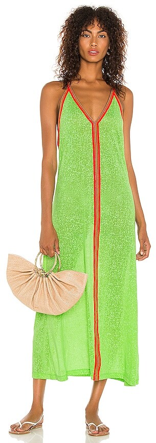 Pitusa Inca Cheetah Sundress ShopStyle Maxi Dresses