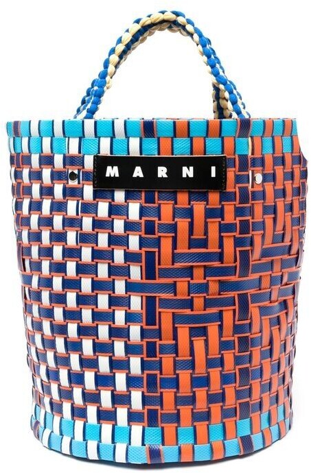 Marni Market Woven Shopper Tote Bag - ShopStyle