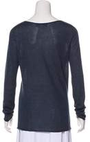 Thumbnail for your product : Fabiana Filippi Cashmere-Blend Long Sleeve Top