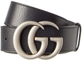 Thumbnail for your product : Gucci Double G Buckle Leather Belt