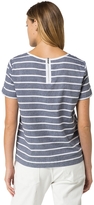 Thumbnail for your product : Tommy Hilfiger Final Sale- Chambray Stripe Top