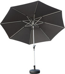 Ebern Designs 9Ft Patio Shade Umbrella - Gray Blocking 8 Ribs Strong Construction For Patio Backyard Pool Outdoor Spaces  Waterproof Material With Ribs Beach