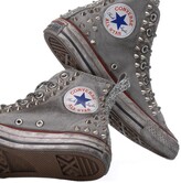 Thumbnail for your product : Converse Grey Fabric Hi Top Sneakers