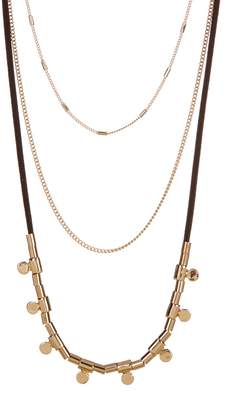 Stephan & Co 3 Row Layering Necklace