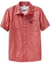 Thumbnail for your product : Old Navy Boys Short-Sleeve Poplin Shirts