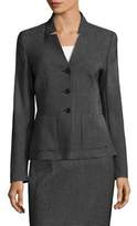 Thumbnail for your product : Escada Checked Wool Blazer