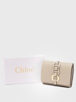 Thumbnail for your product : Chloé Darryl Leather Wallet - Grey