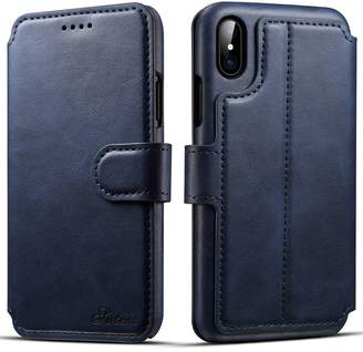 INFLATION leather iPhone 8P case Wallet Phone Case Holder Flip Cover