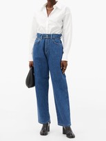 Thumbnail for your product : Acne Studios 1991 Toj Belted High-rise Straight-leg Jeans - Blue
