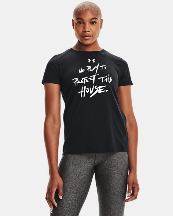 Under Armour Women's UA We Play To Protect This House T-Shirt - ShopStyle