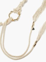 Thumbnail for your product : Rosantica Jungla Crystal-bamboo Rope Belt - White