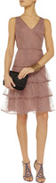 Thumbnail for your product : Anya Hindmarch Gracie pleated satin clutch