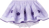 Thumbnail for your product : Anna Sui SSENSE Exclusive Baby Purple Floral Skort