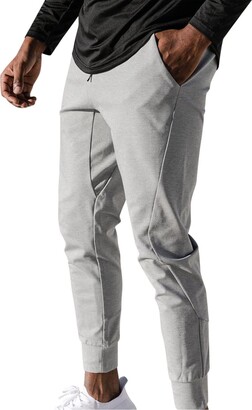 YUHAOTIN Mens Sweatpants with Zipper Pockets Tapered Joggers
