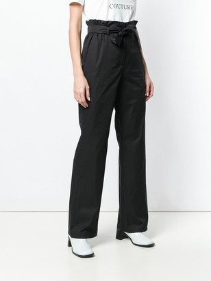 Moschino High-Waist Belted Trousers