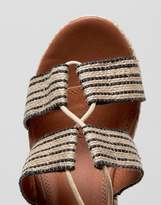Thumbnail for your product : Glamorous Wedge Espadrille Lace Up Heeled Sandal