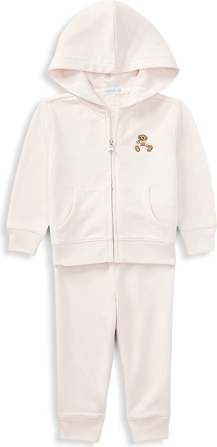 Polo Ralph Lauren Baby Girl's 2-Piece Polo Bear Hoodie & Joggers Set -  ShopStyle