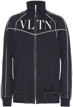 Valentino tech jersey track jacket