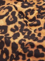 Thumbnail for your product : Vetements Logo And Leopard-print Swim Shorts - Brown Multi