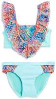 Thumbnail for your product : Peixoto Girls' Blake Mesh-Ruffled 2-Piece Swimsuit