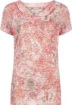 Thumbnail for your product : House of Fraser Sandwich Short sleeve printed top