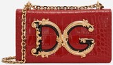 Thumbnail for your product : Dolce & Gabbana Crocodile-print calfskin girls cell phone bag